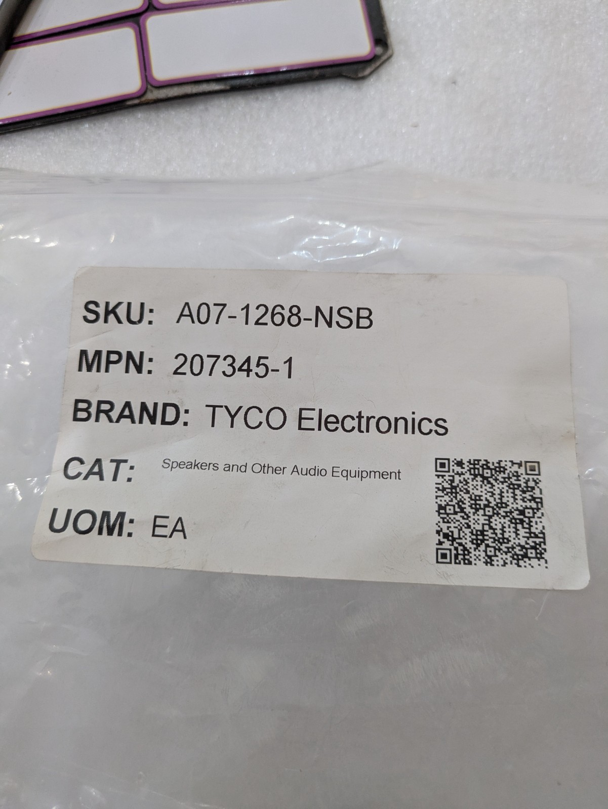 Tyco Electronics 207345-1 Cable Clamp Kit Size 3 DB15 Connector Backshell OEM