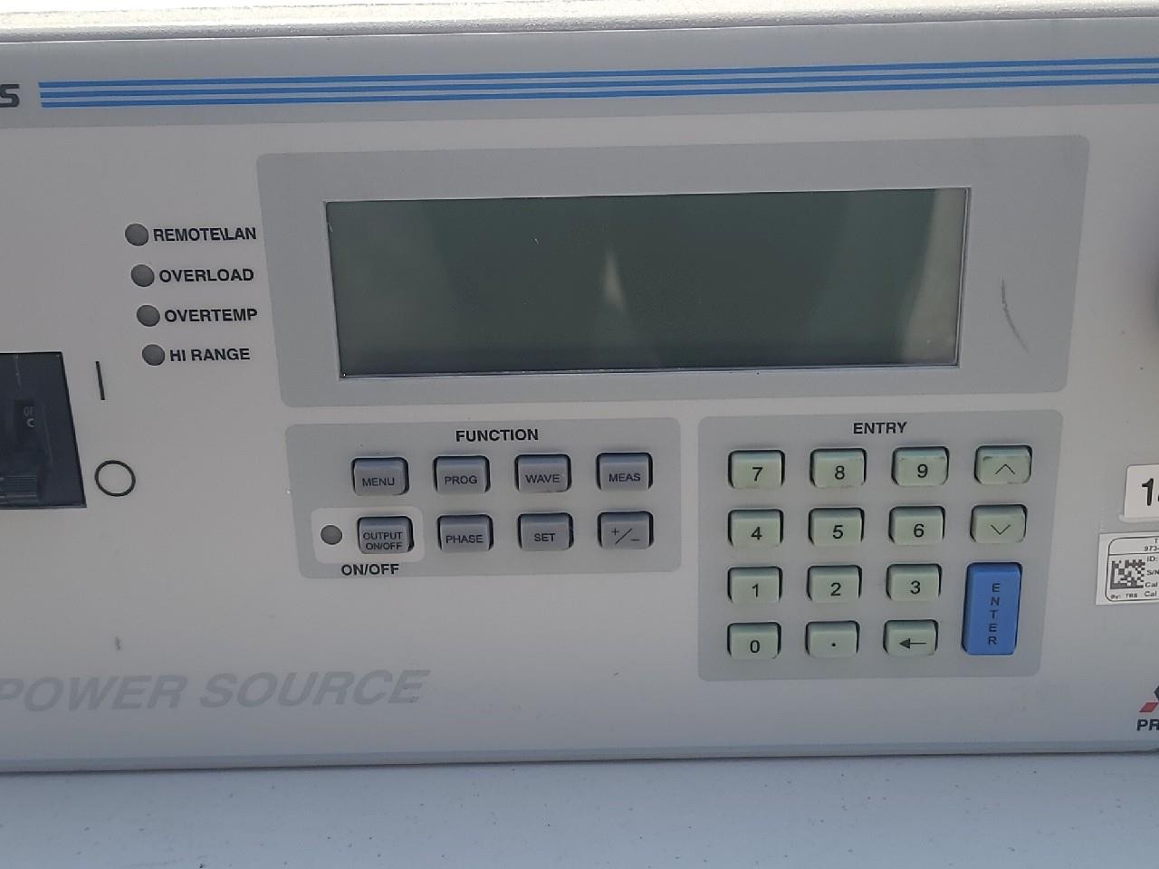 California Instruments 5kVA AC Power Source Model 5001iX Series II