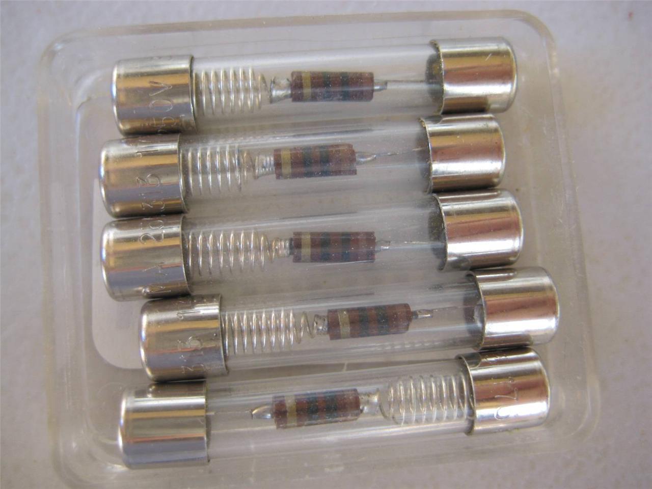 5X Littelfuse Fuse 313 1/100, 4/100, .175, 3/16 or 3/8 Amp Slow Blow 3AG