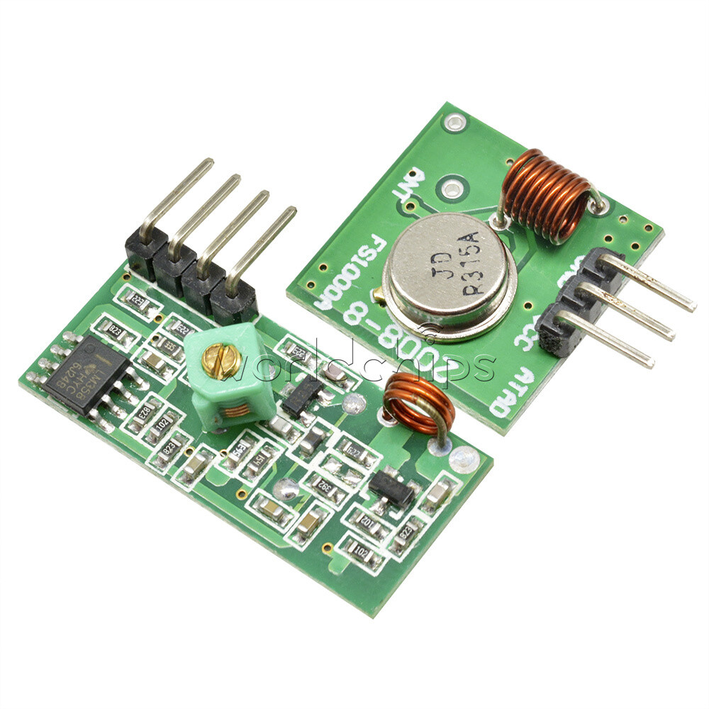 10PCS 315Mhz RF transmitter and receiver kit Module for Arduino ARM Raspberry Pi