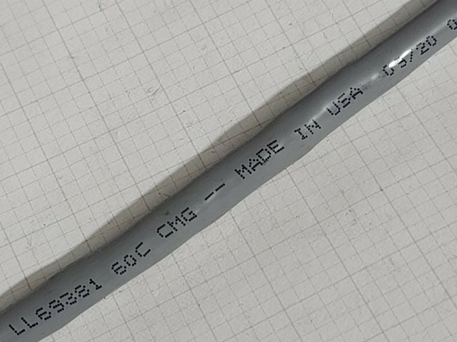 Carol C0654A 22/6P Multi Shielded Computer/Instrumentation Cable CMR Gray /10ft