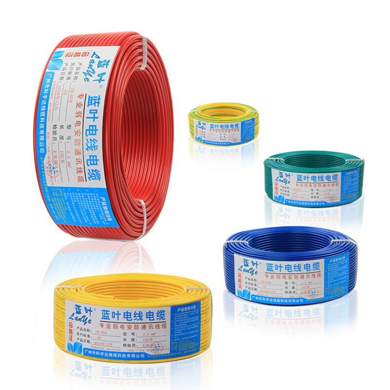 10/16/25/35mm² Copper Core Electrical Cable Hard Wire PVC Insulation Fireproof