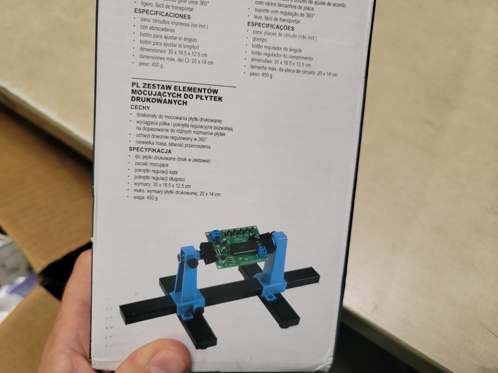Velleman Tools Circuit Board Clamping Kit – VTHH6 NOB