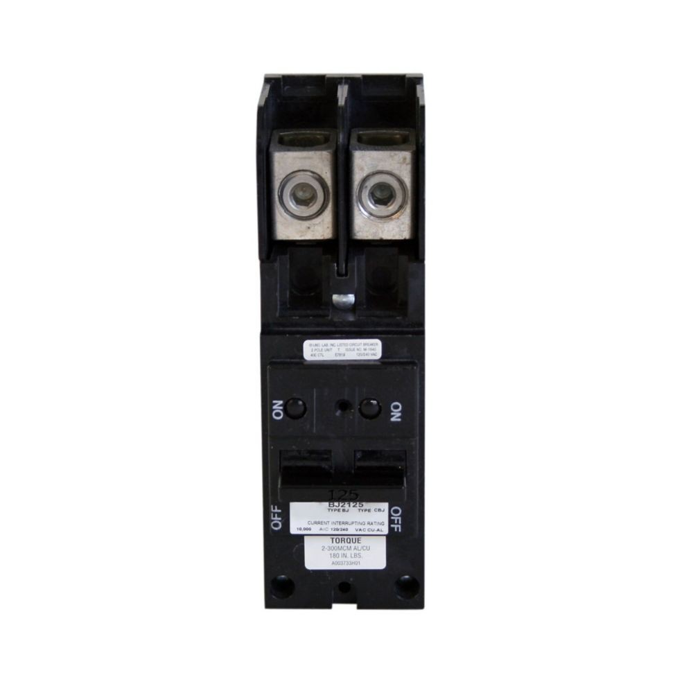 NIB – Eaton – BJ2125 – Eaton Type Bj 1-Inch Plug-On Main Breaker, 125A