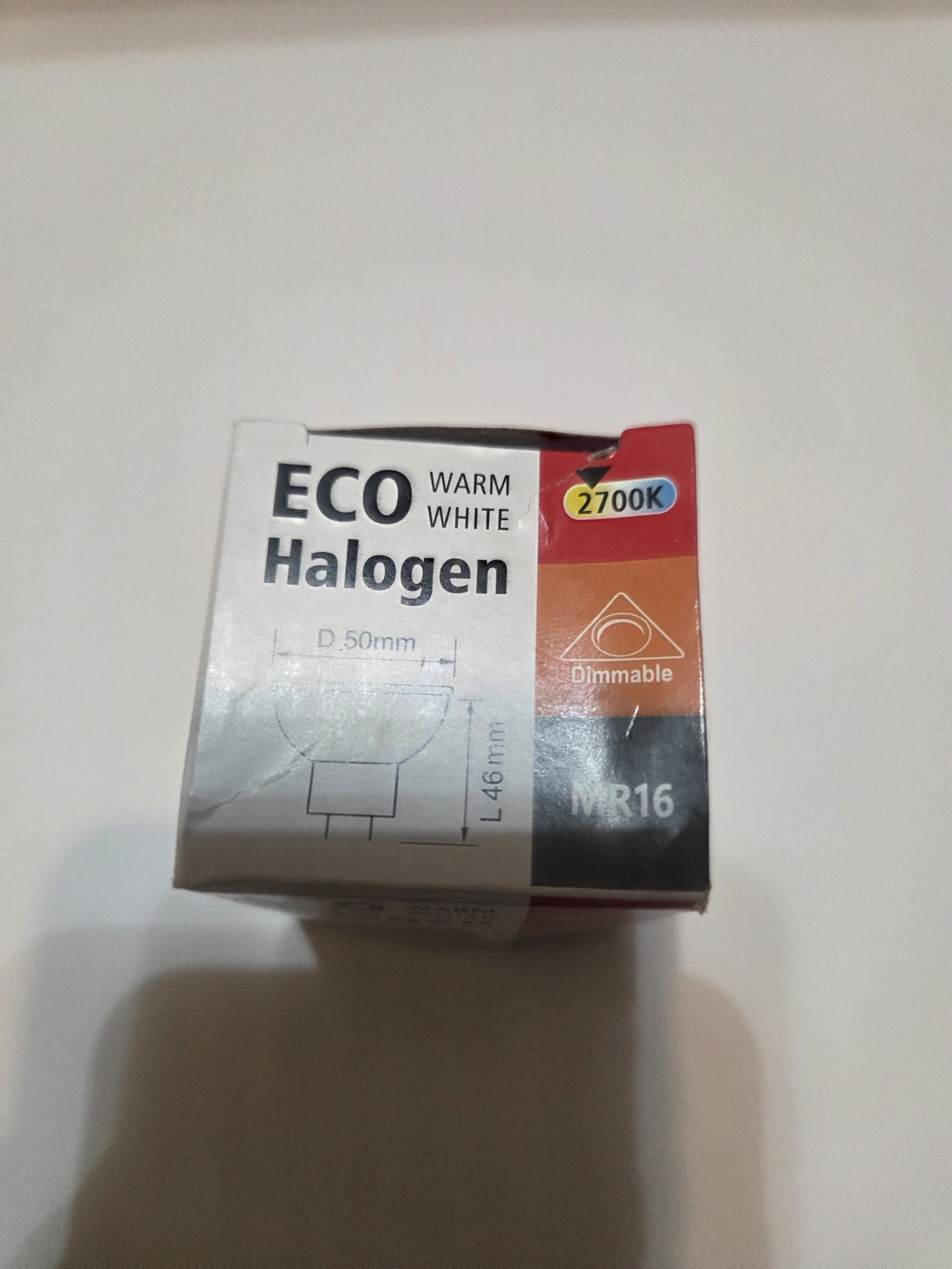 Eco Halogen MR16 Dimmable Spot Light Bulb 2700K Lamp Lot Of 6 Bulbs