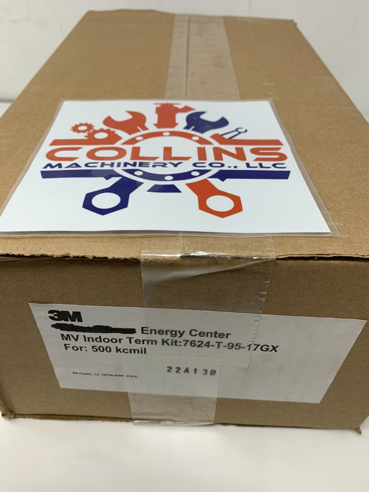 3M 7624-T-95-17GX 5/8kV Cold Shrink QT-III Silicone Indoor Tubular Terminal Kit