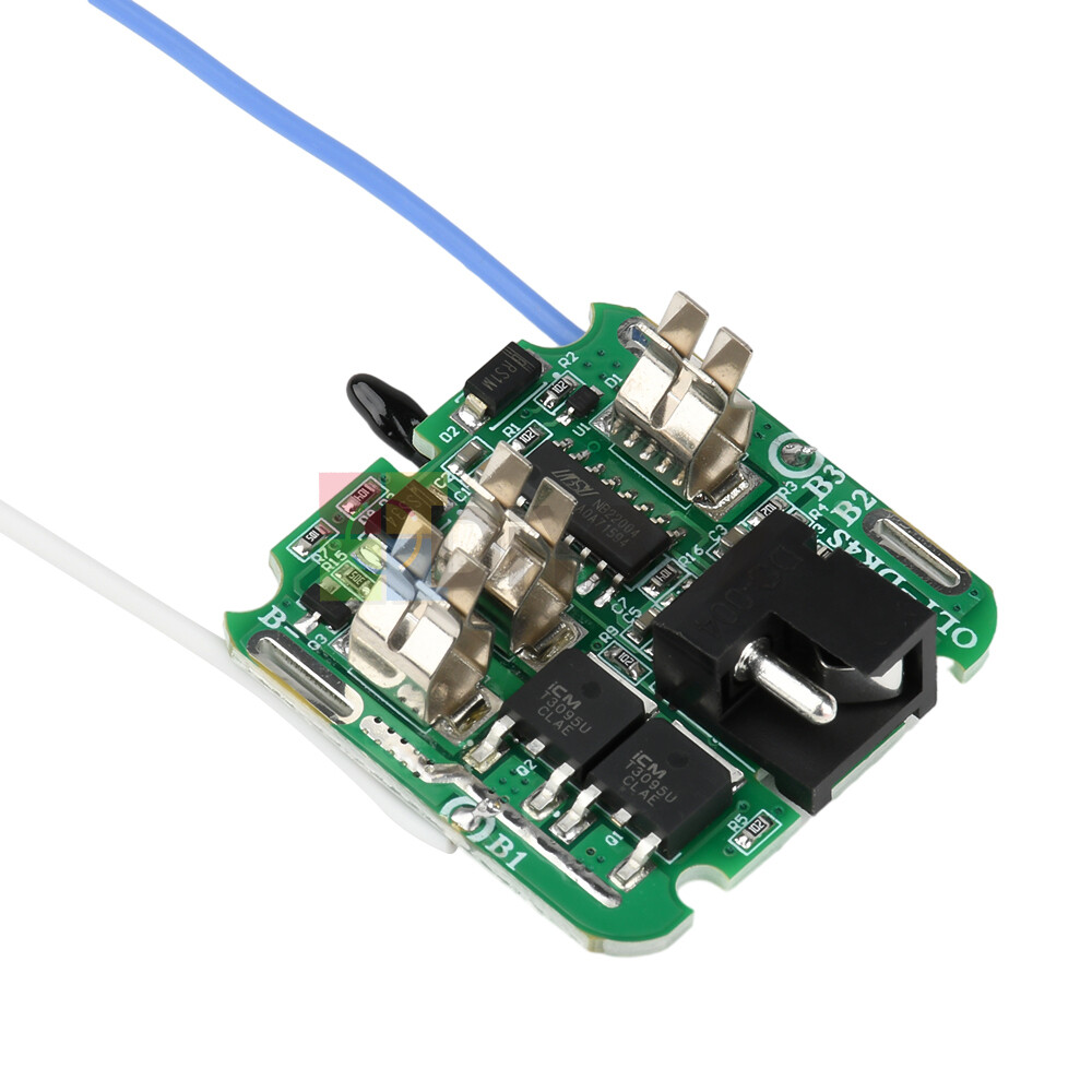 4S 16.8V 30A 18650 Li-ion Battery Protection Board BMS Dual MOS for Power Tools