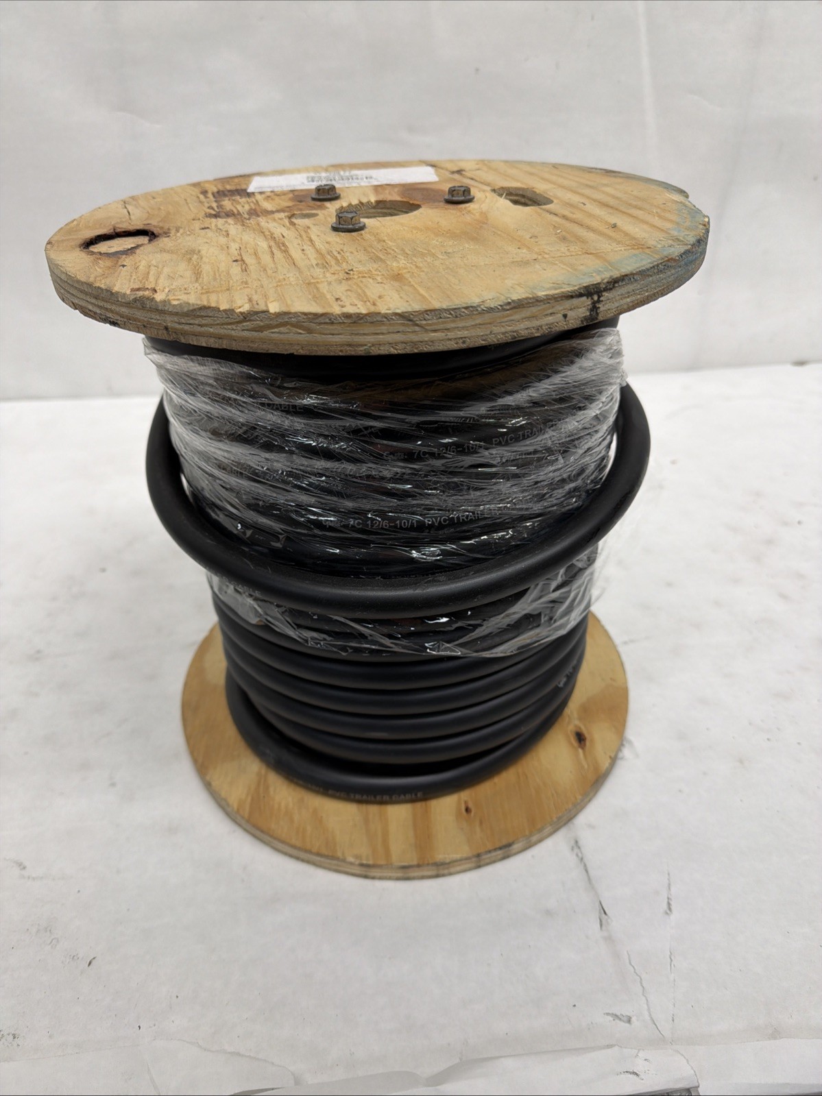 Grote 82-5609 Trailer Cable, Pvc, 7 Cond, 14 Ga, 100′ Spool