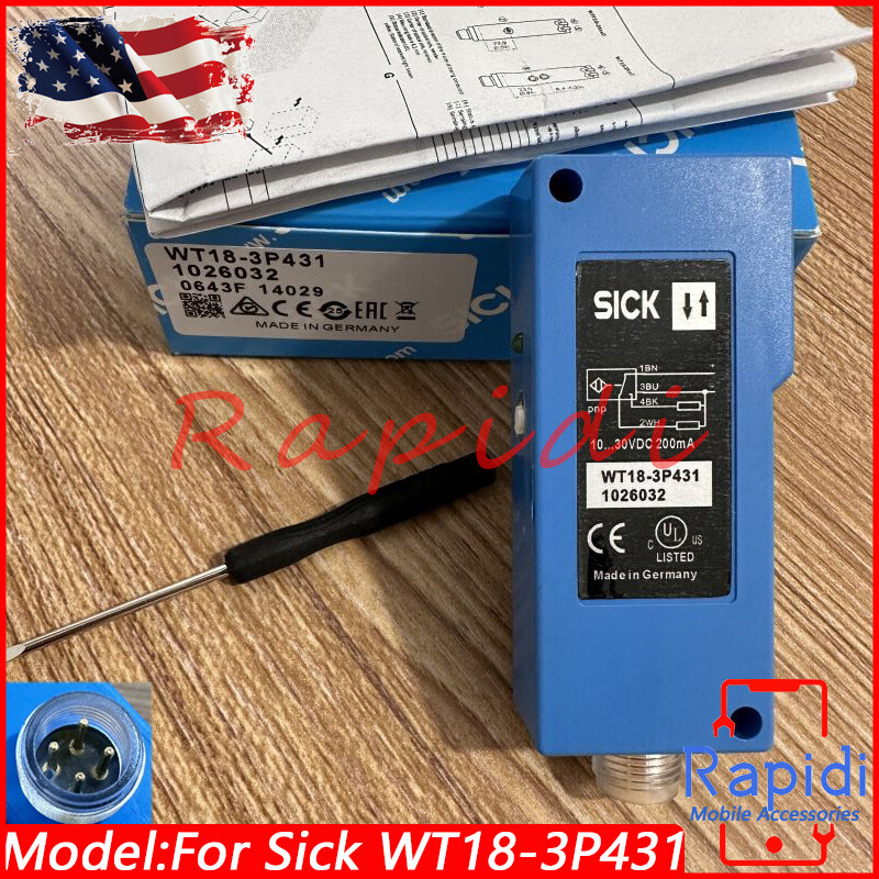 NEW For SICK WT18-3P431 WT183P431 Photoelectric Switch Sensor 10-30VDC
