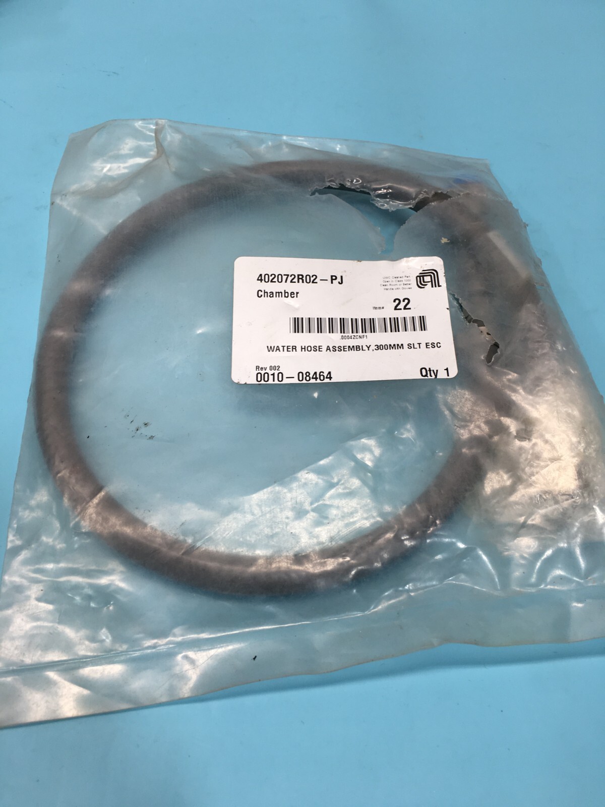 AMAT 0010-08464 Water Hose Assembly, 300mm SLT ESC, 117926
