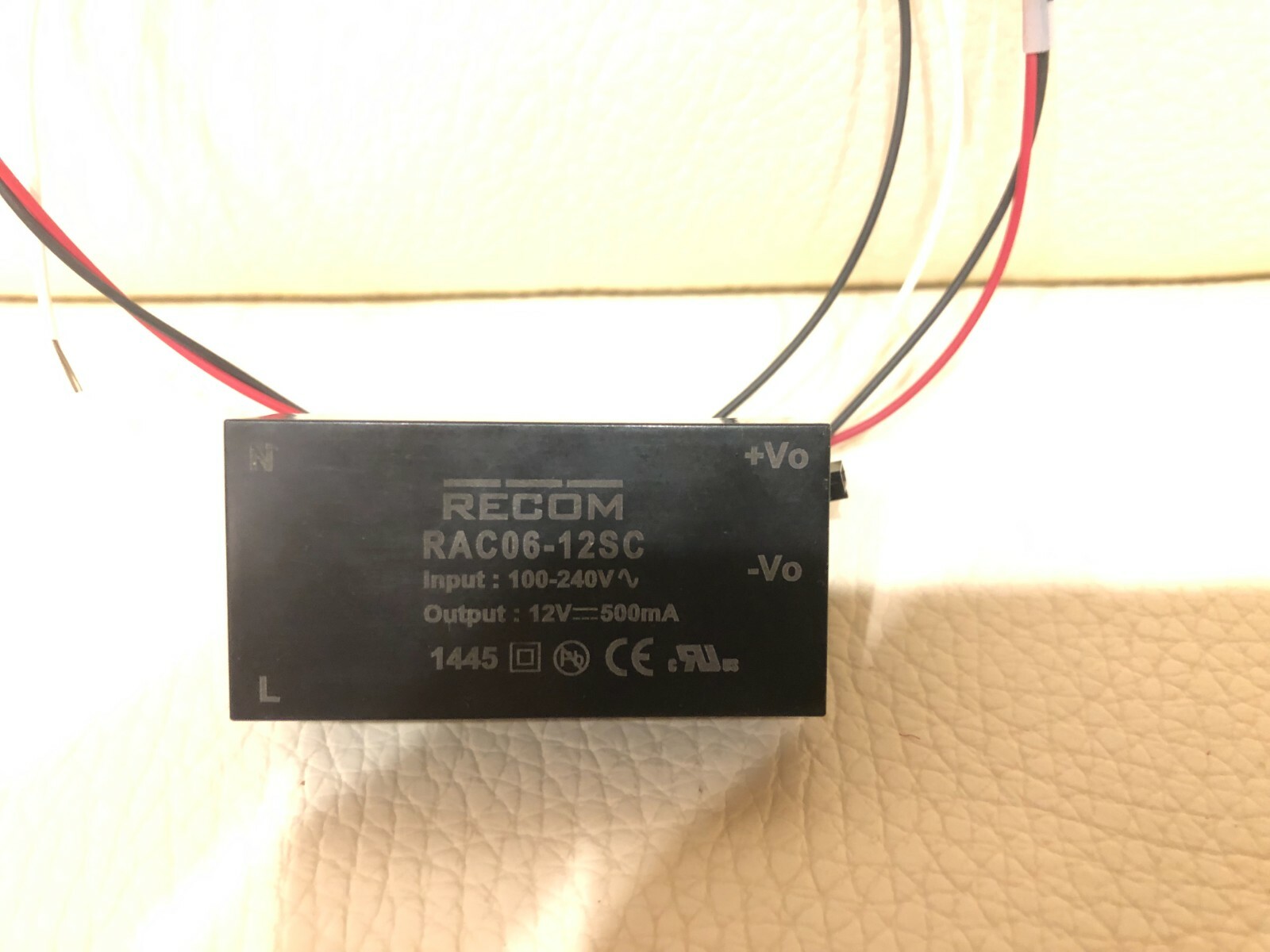 RECOM RAC06-12SC – AC/DC CONVERTER 12V 500mA 1445