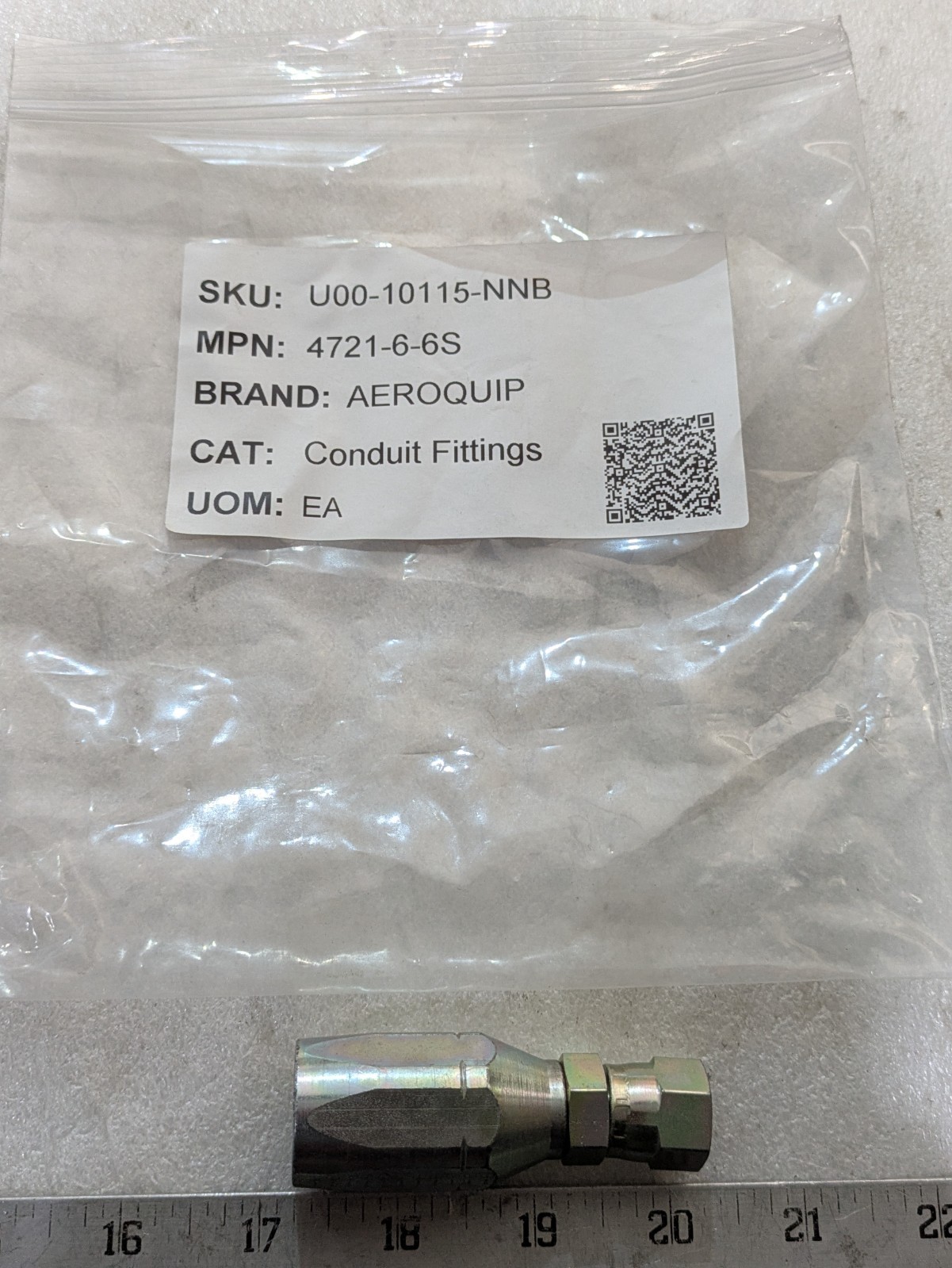 AEROQUIP 4721-6-6S CONDUIT FITTING