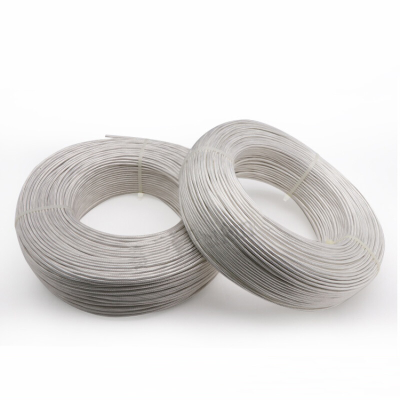 Shielded Signal Cable PT100 Compensation Wire PTFE Silvered Copper 2/3/4/6 Core