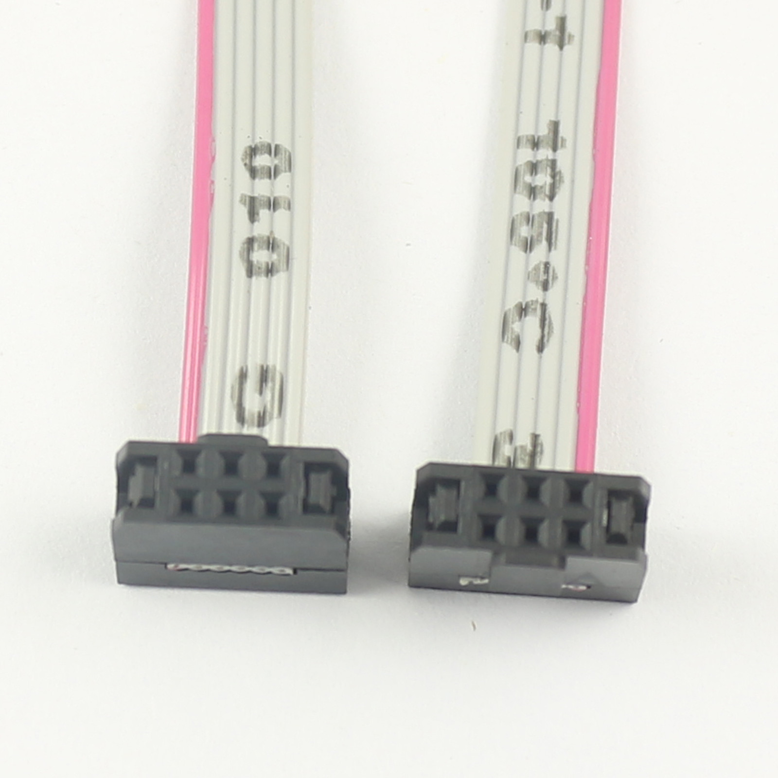 5Pcs 2mm 2.0mm Pitch 6 Pin 6 Wire Extension IDC Flat Ribbon Cable Length 30CM