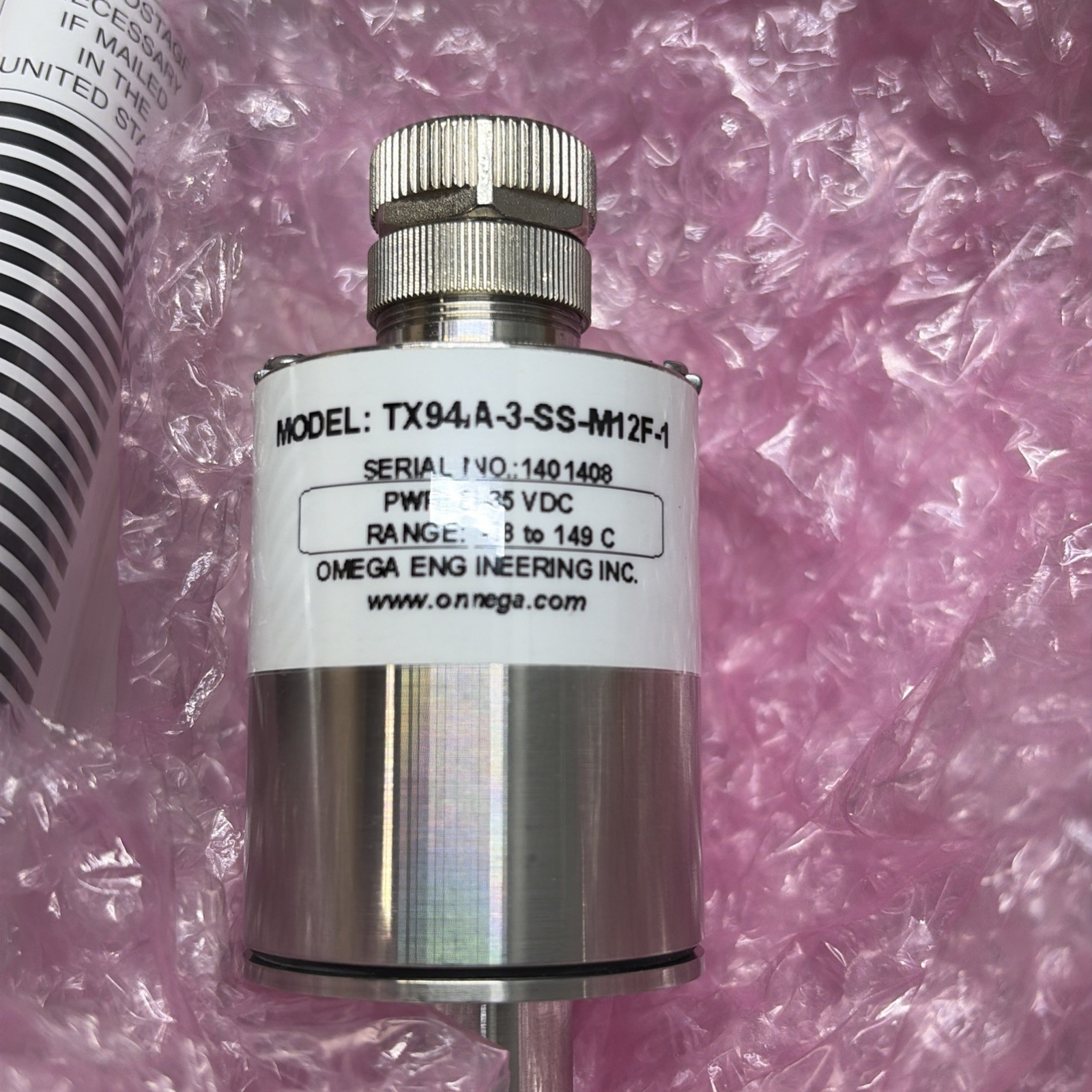 OMEGA ENGINEERING TX94A-3-SS-M12F-1 (NIB) Fast 🇺🇸 Shipping + Warranty