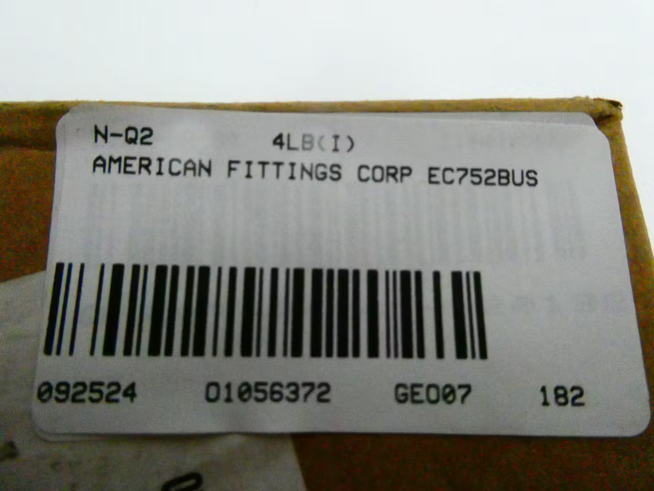 Box Of 20 American Fittings Corp EC752BUS 1in Emt Compression Connector