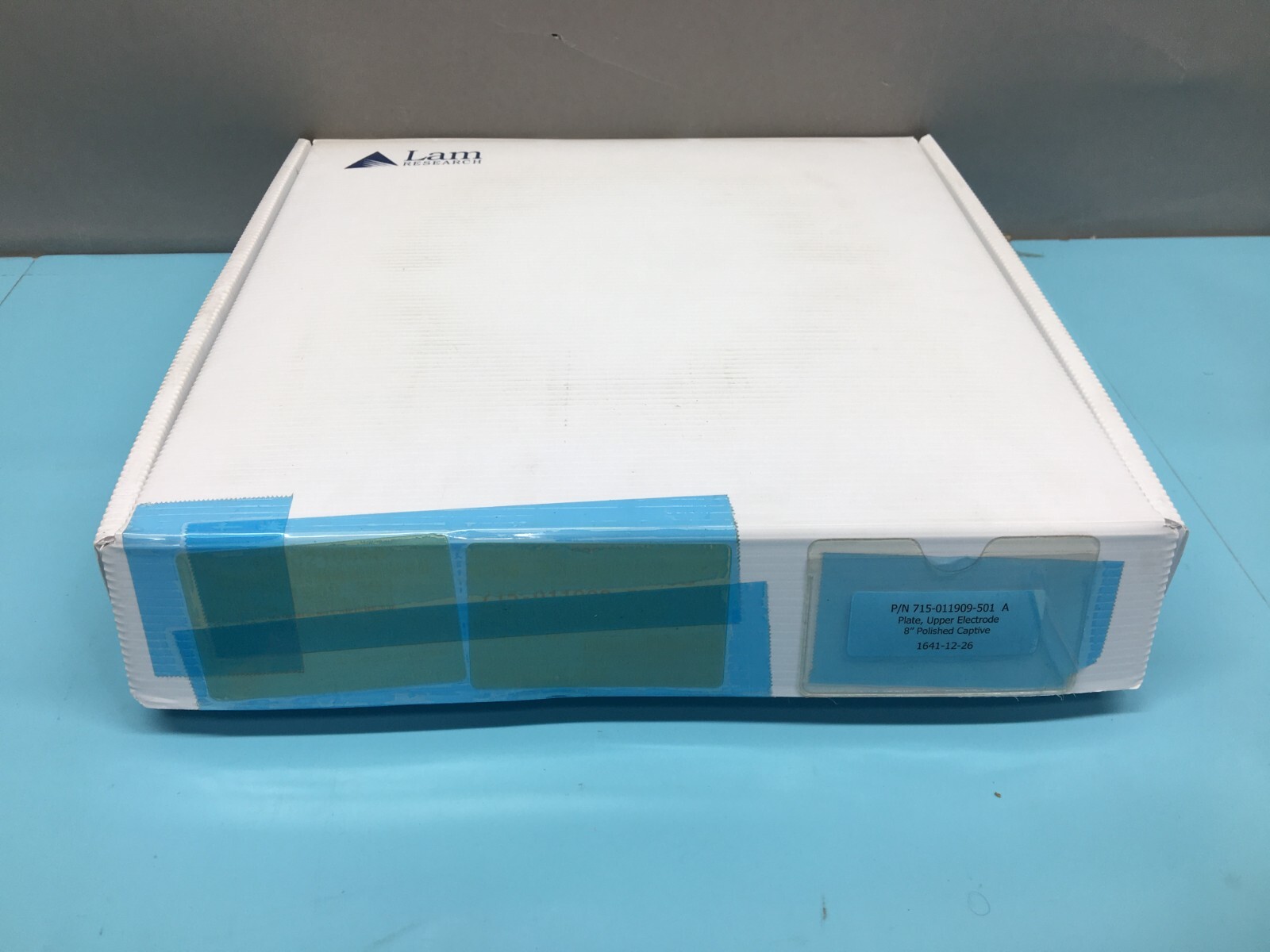 LAM 715-011909-501 PLATE, UPPER ELCTDRODE 8″ POLISHED CAPTIVE, 123498