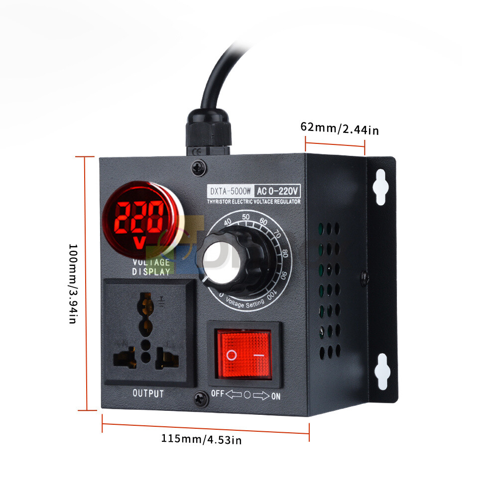 AC 110V/220V Thyristor Electronic Voltage Stabilizer Regulator Speed Controller