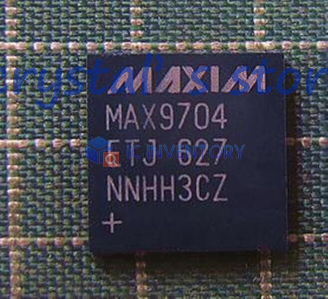 1PCS MAX9704ETJ IC AMP AUDIO PWR 16W STER 32TQFN 9704 MAX9704 9704E#