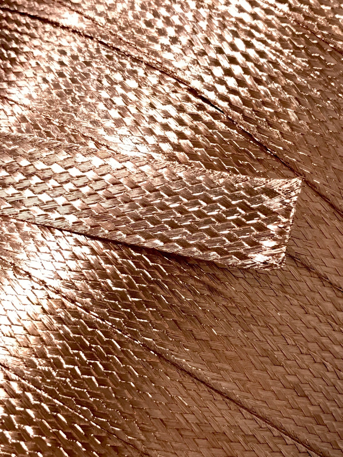 20 FEET 5/8″ BRAIDED GROUND STRAP GROUNDING BARE PURE COPPER FLAT BRAID MADE USA