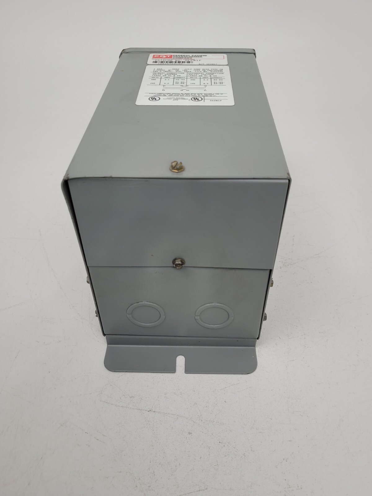 SE2N1F Federal Pacific Transformer 1KVA 60 Hz 1 Phase – Next Day Option – New