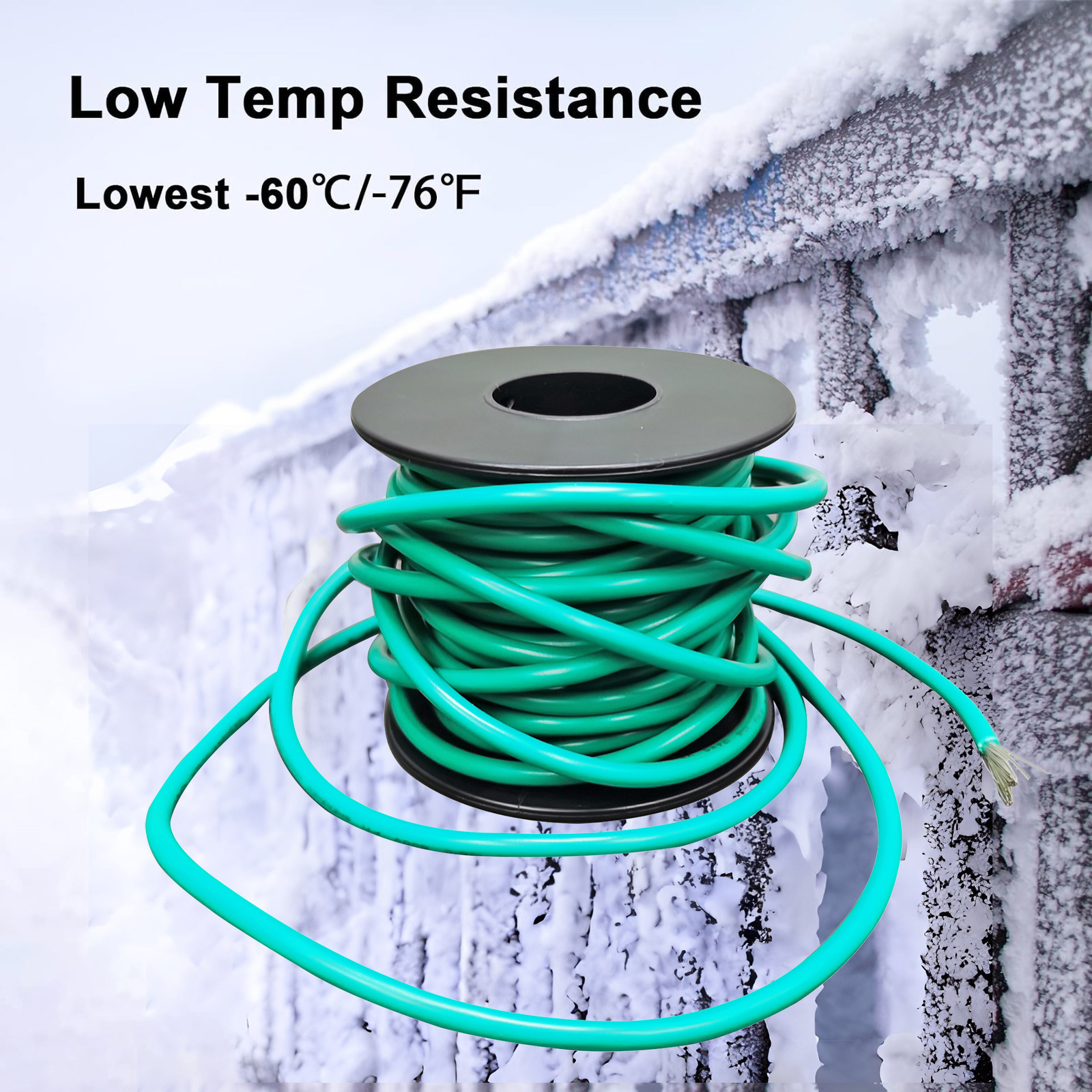 12AWG Tinned Copper Wire (Green), 26.25Ft Flexible 65-Stranded Electrical Wire