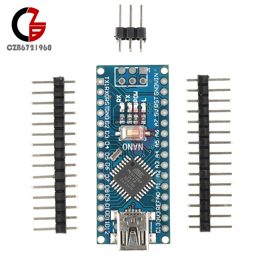 1-10pcs NANO V3.0 ATMEGA328P Micro-Controller MINI USB CH340C Board For Arduino