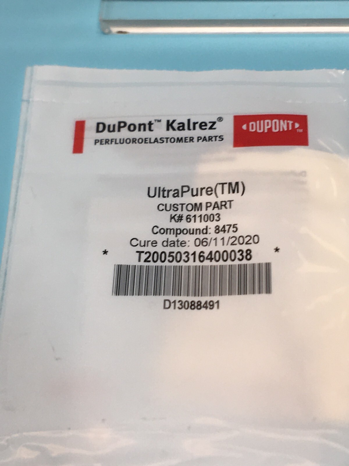 2 KALREZ ULTRA PURE CUSTOM PART K#611003, COMPOUND:8475 INSERT MUSHROOM, 190656