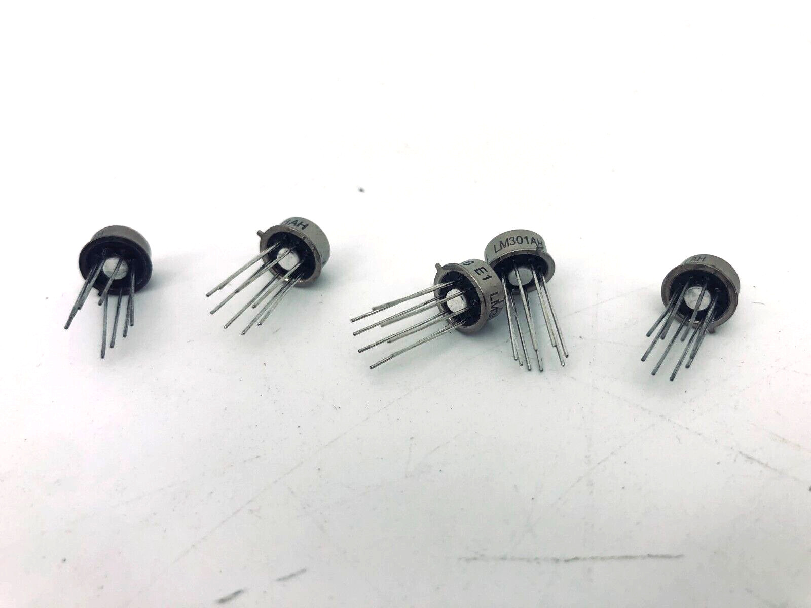 Lot of 5 New Texas Instruments LM301AH Operational Amplifier 15V/18V