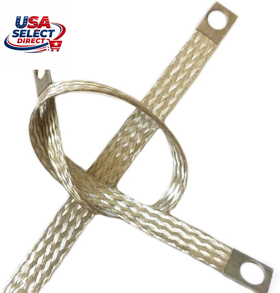 Universal Auto Engine Grounding Strap Tinned Copper Braided Cable 6PCS