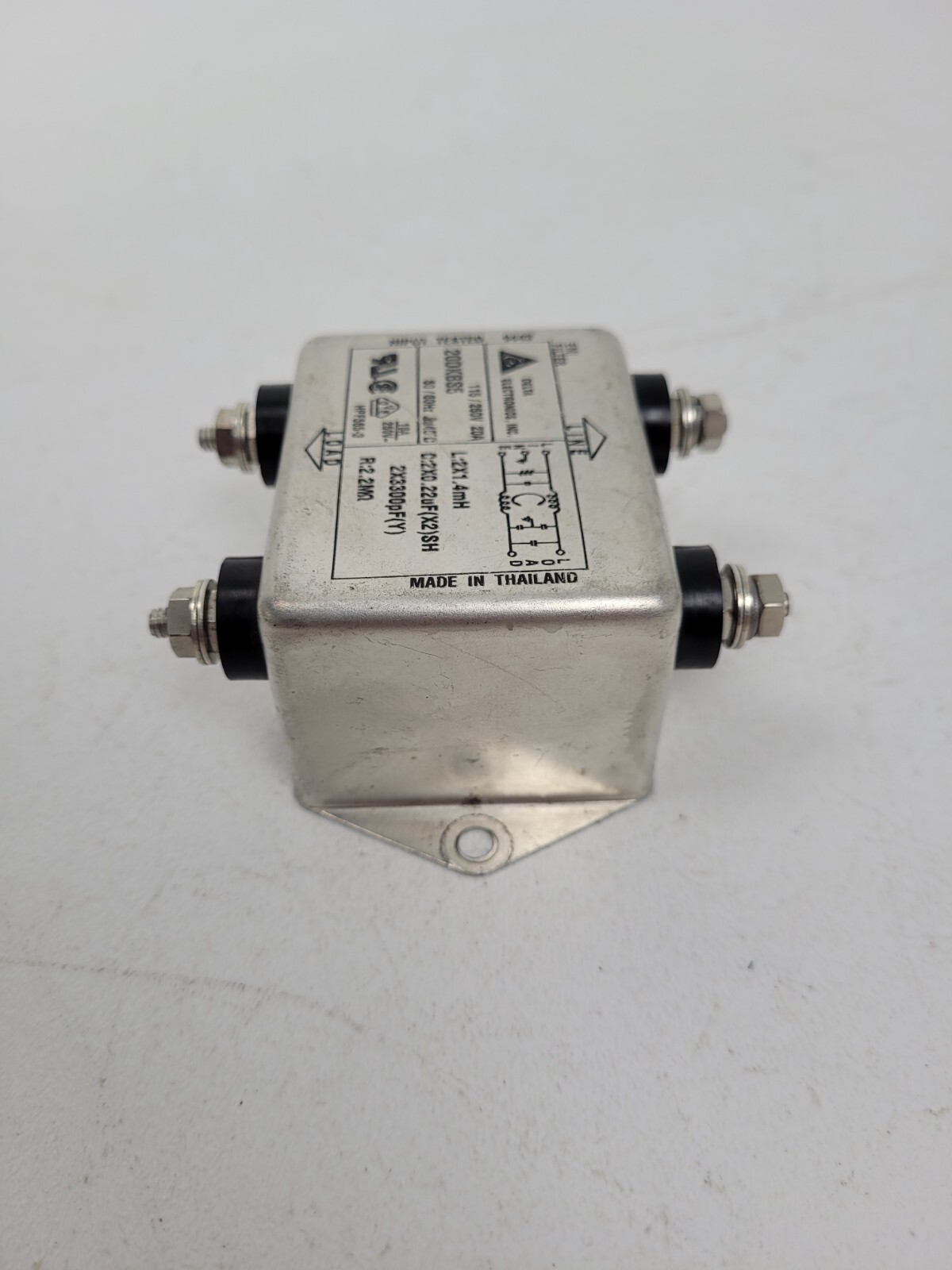 20DKBS5 Delta Electronics 250V 20A Filter Terminal – Next Day Option