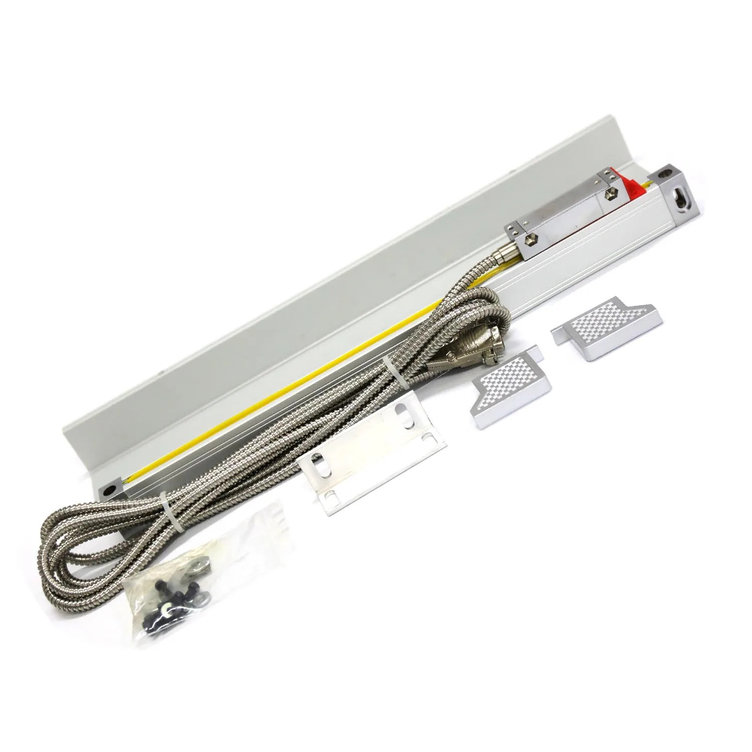 High Precision Linear Encoder Grating Ruler Sensor Tool 0.005mm TTL 50-350 400mm