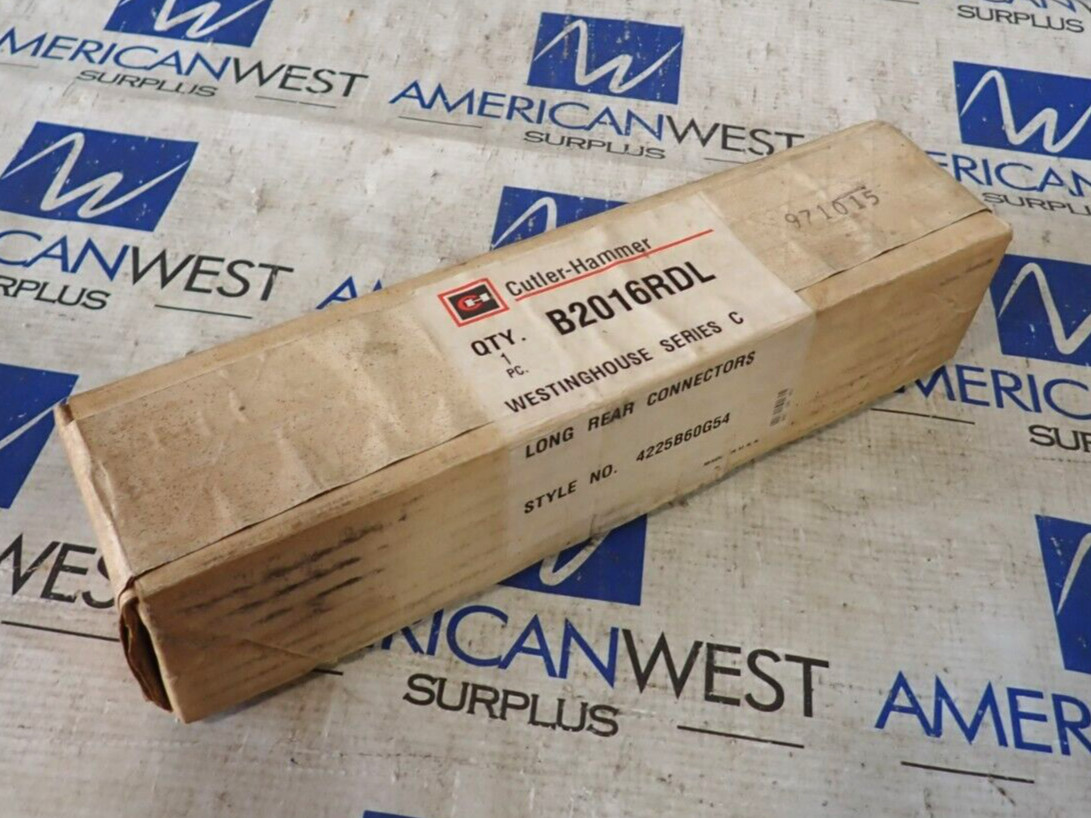 New Cutler Hammer Westinghouse B2016RDL Series C Long Rear Connectors 4225B60G54
