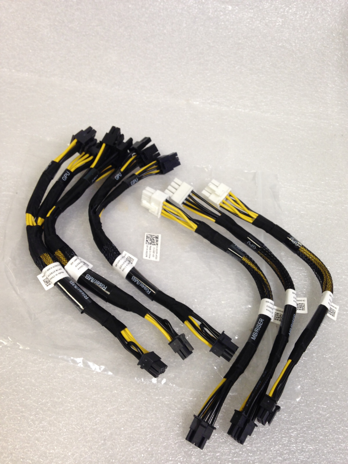 NEW Genuine Dell PowerEdge 0G22FR Kit ( 3x 0TR5TP & 3x 04VPD3 ) Power Cable Rise