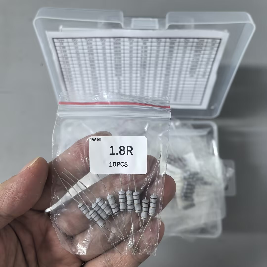 YEAZ Precision Resistors 1000Pcs 1W±5% 1Ω-1MΩ 100V