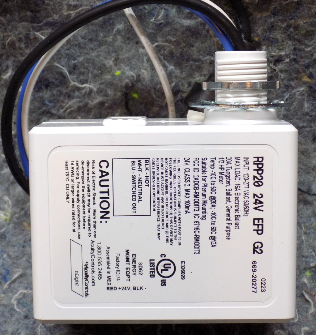 New in box! Acuity/nLight RPP20 24V EFP G2 nLight AIR Relay Pack