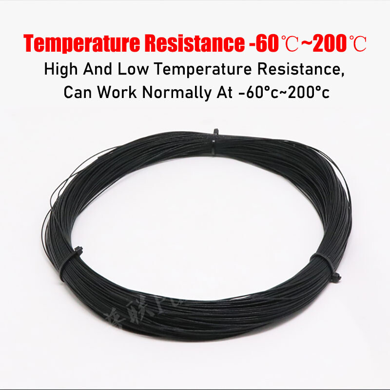 19AWG~22AWG PTFE Silver-plated Copper Stranded Electrical Wire Cable Audio Wire
