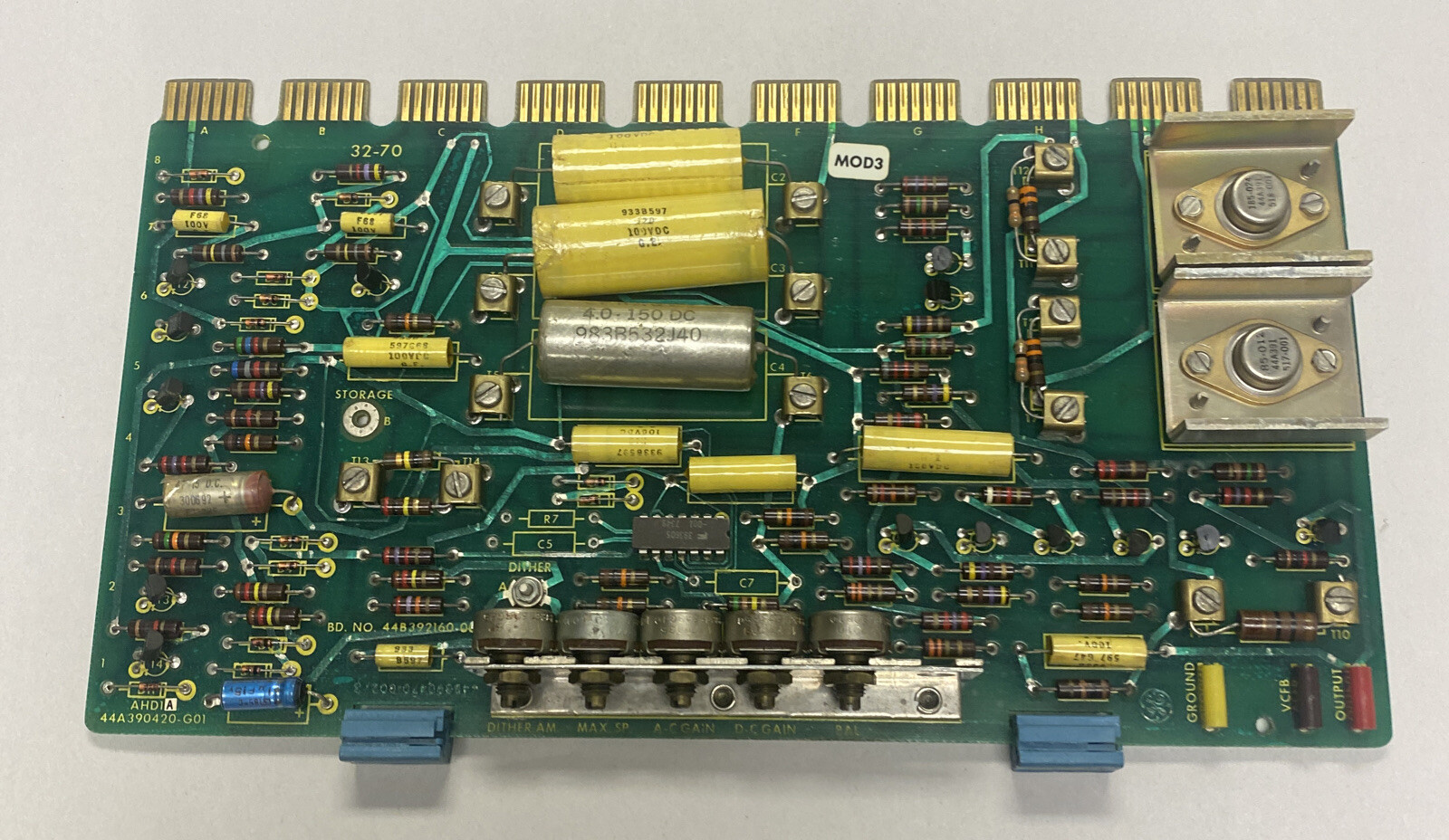 GE GENERAL ELECTRIC,AHD1A 44A390420-G01, CIRCUIT BOARD