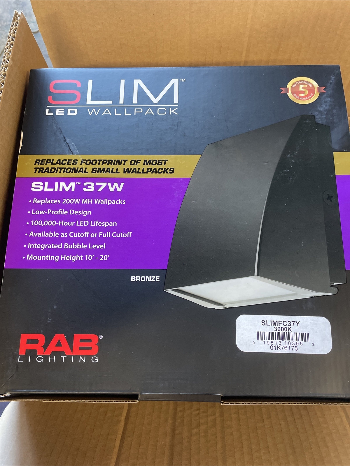 RAB LIGHTING SLIMFC37Y / SLIMFC37Y (BRAND NEW)