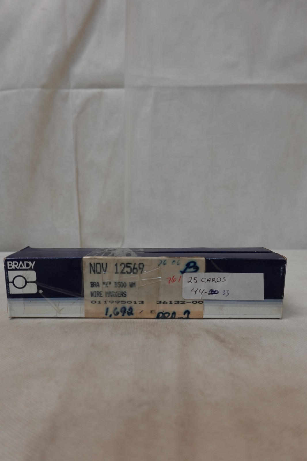 BRADY PORTA-PACK WIRE MARKER WM-K “K” ~ 44-33 / 44-20 REFILL CARDS PACK OF 31