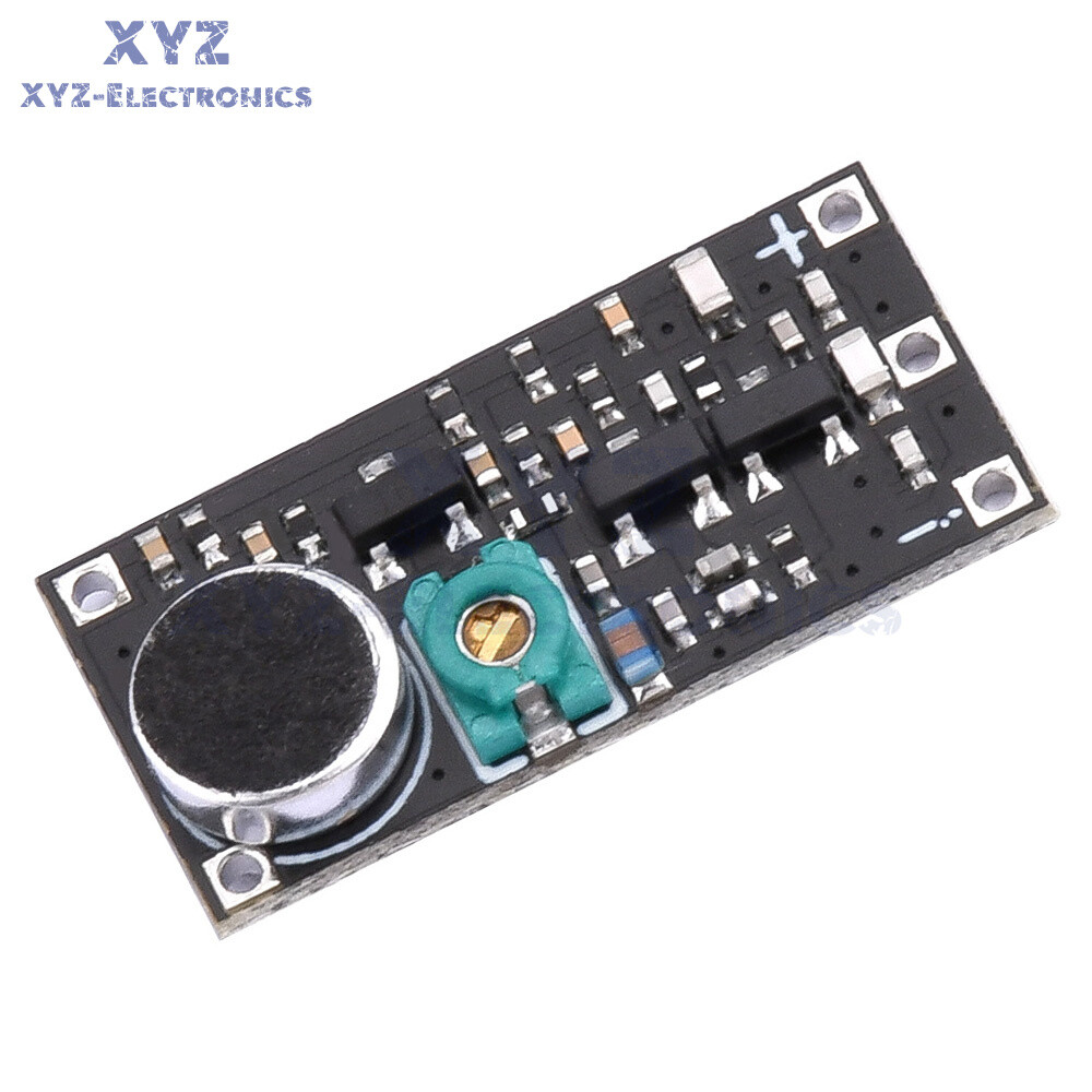 FM Transmitter Module Wireless Microphone Surveillance Frequency 88-108MHz