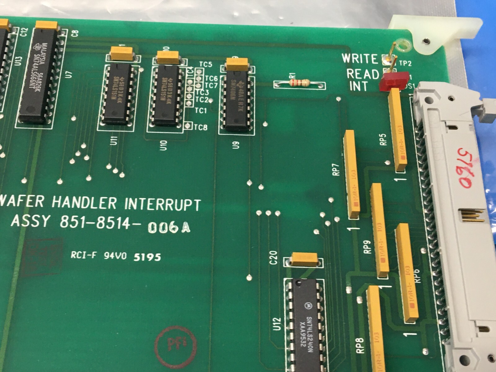 SVG Silicon Valley Group 851-8514-006 Wafer Handler PCB Card, 137257
