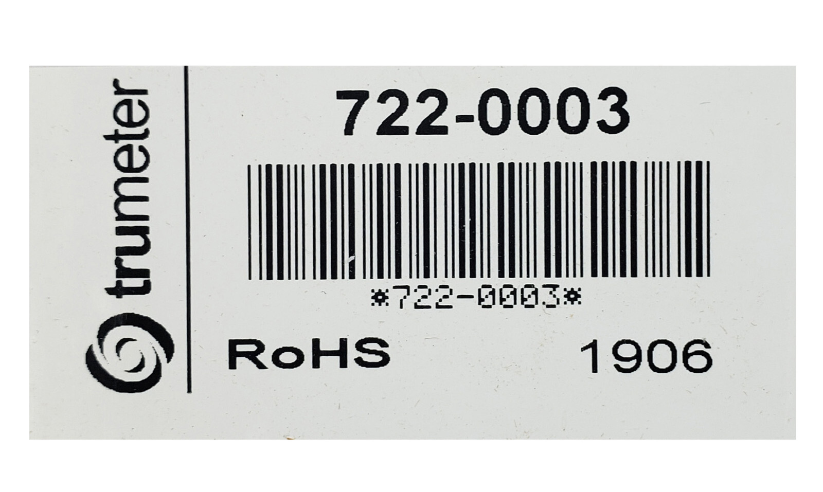 Hour Meter 2″ Round Flush Panel Mount 90-264VAC, TruMeter 722-0003 for Generator
