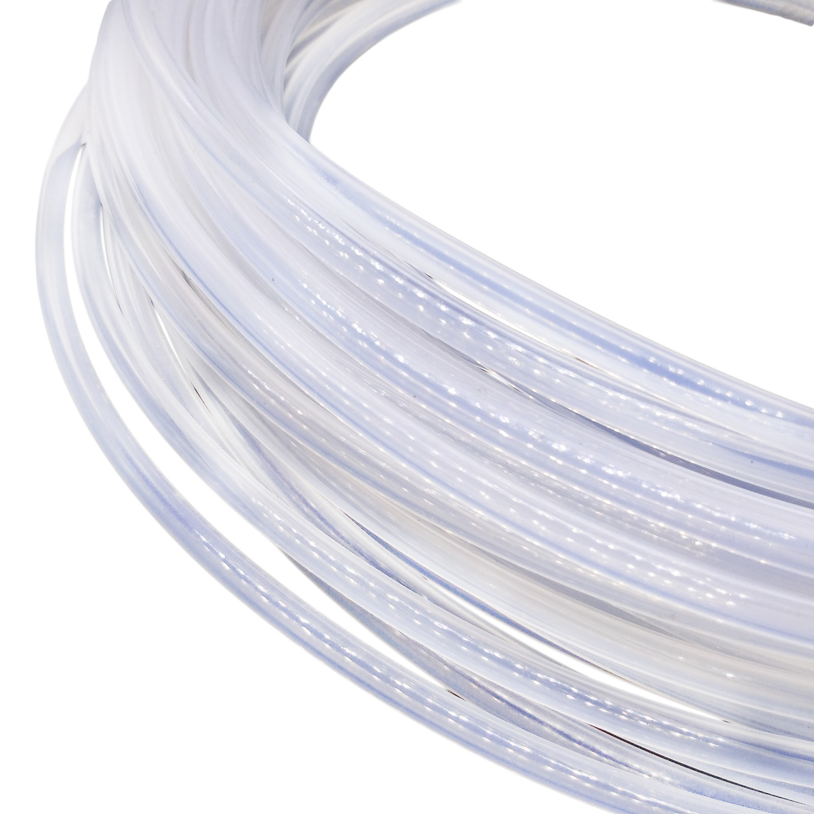 20ft Long OD 6.35mm 1/4″ ID 4.35mm Polytetrafluoroethylene PTFE Tube Pipe Hose