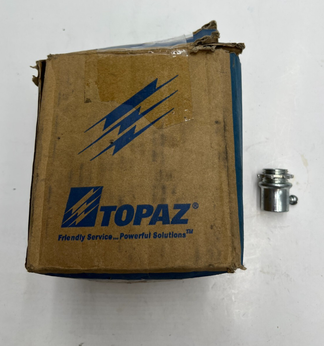 (QTY 50) Topaz 631S EMT Connector Screw Type 1/2″ for EMT and Rigid Conduit