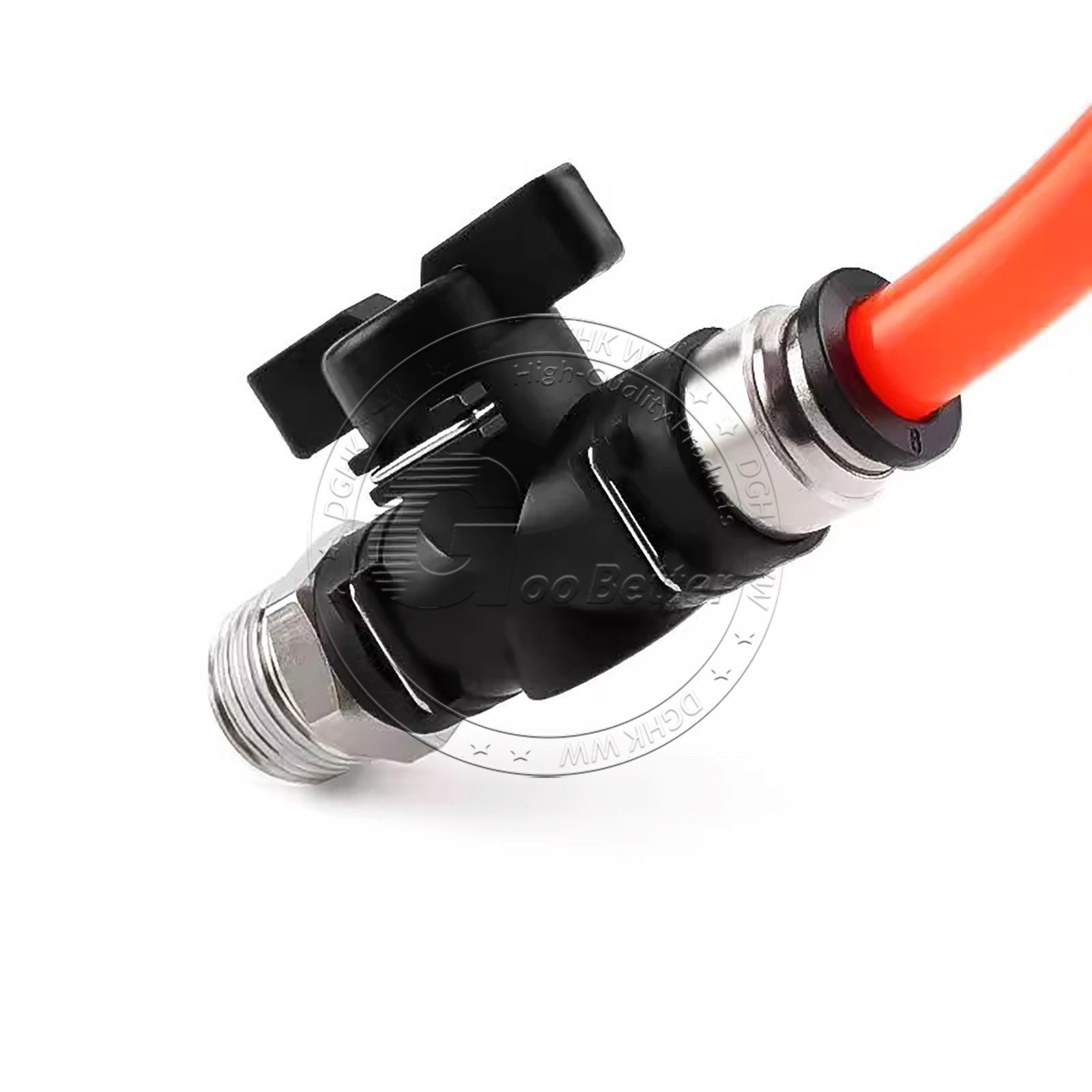 4mm-12mm Push Fit Ball Valve Shutoff Valves Pneumatic Fitting Straight