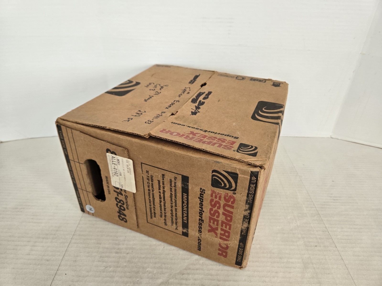 Superior Essex 4 Pair 24 Gauge Gray Category 3 Wire 284 Feet FREE SHIPPING