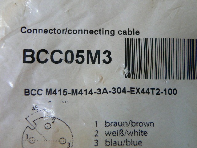Balluff Bcc M415-M414-3A-304-Ex44t2-100 Sensor Cable Bcc05m3