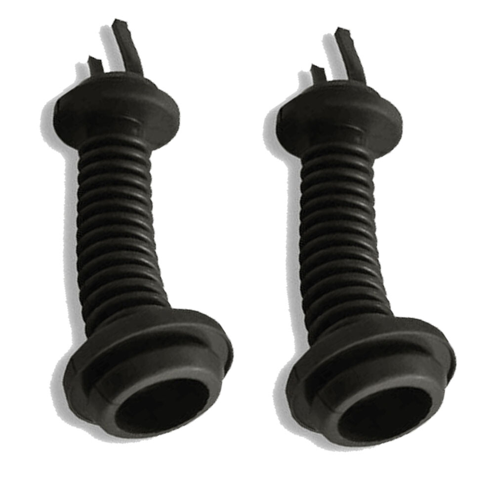 2 PCS 30*30mm Car Harness Wiring Door Tube Rubber Sleeve Dust-proof Tubes US