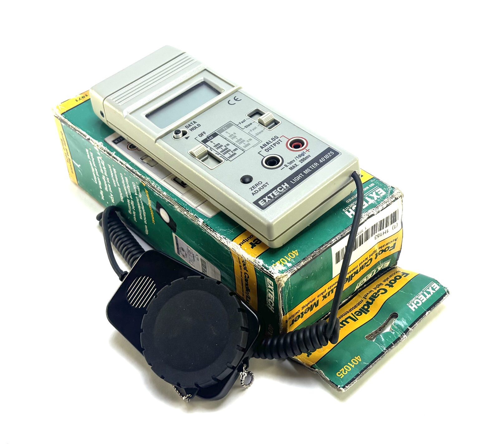 Extech 401025 Light Meter Foot Candle/Lux Meter (New In Box)